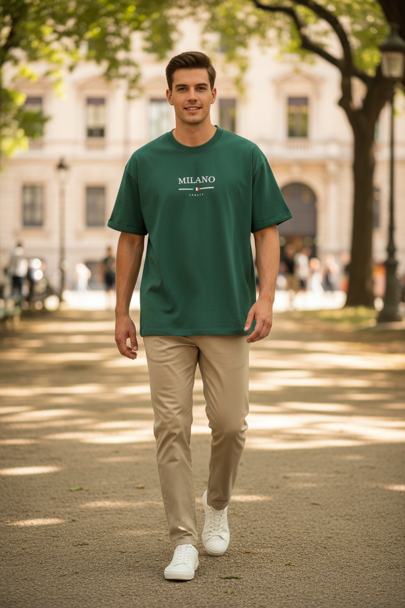 T-shirt Milan Vert
