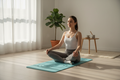 Tapis bleu – yoga