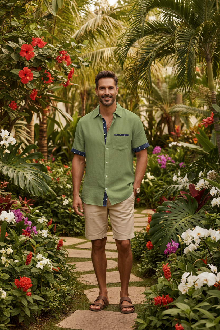 Vert olive – Jardin tropical