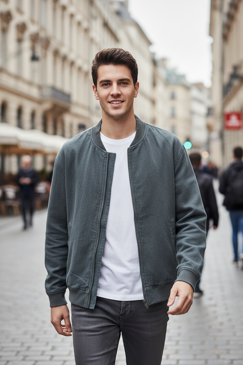 Veste Homme Gris foncé v2