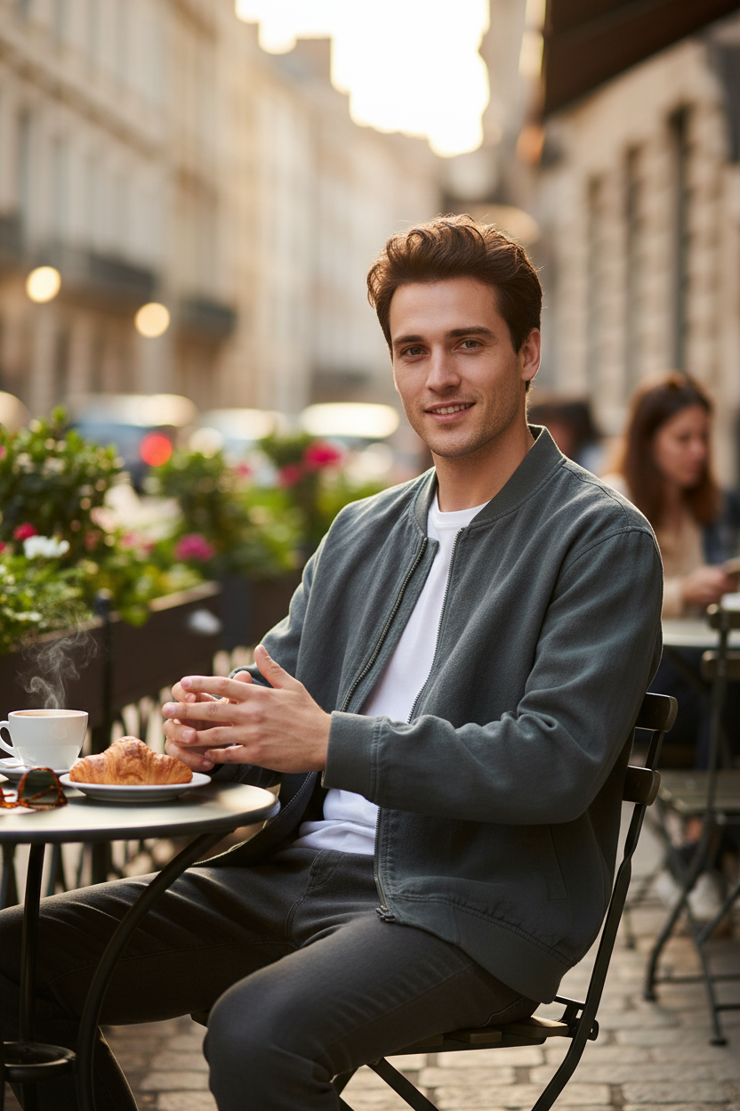 Veste Homme Gris foncé v3