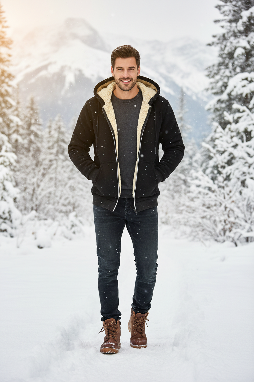 Veste Noir – Montagne