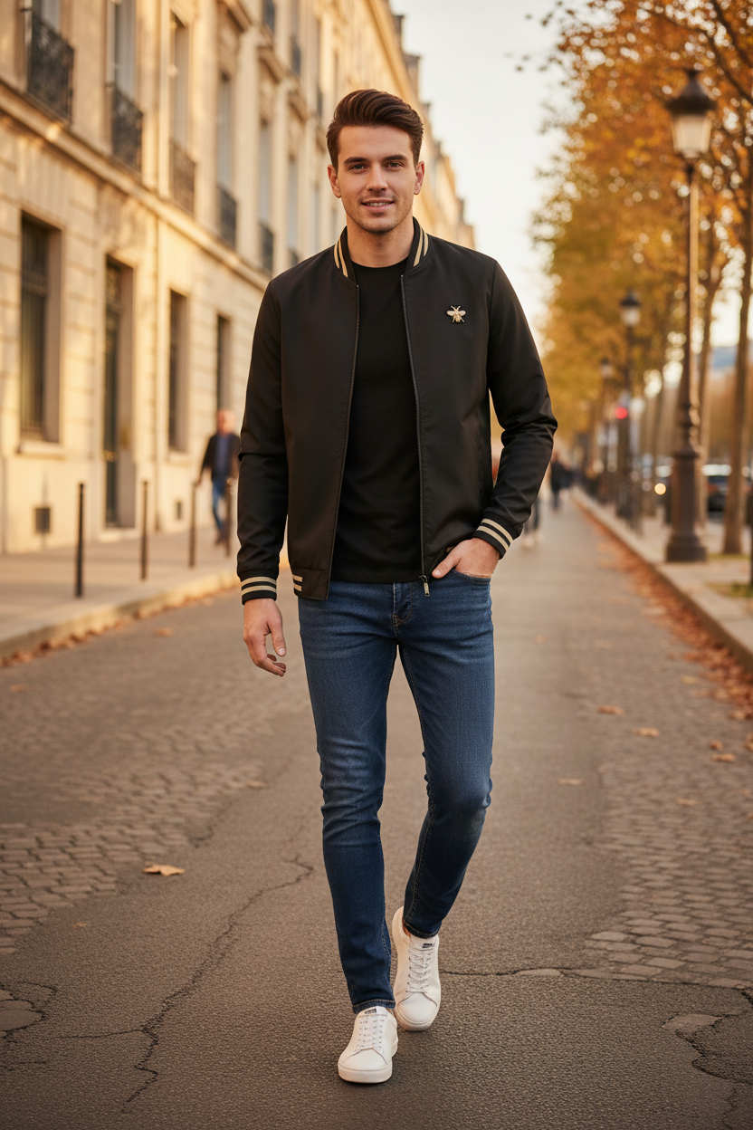 Veste Noire – Rue Parisienne